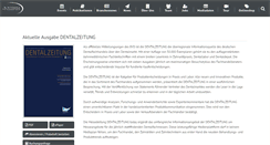Desktop Screenshot of dentalzeitung.com