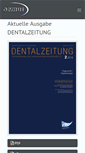 Mobile Screenshot of dentalzeitung.com